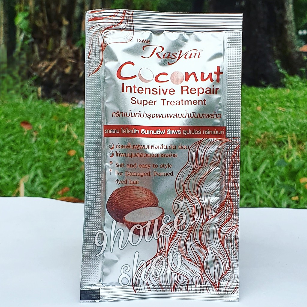 01 Gói Ủ Tóc Dừa Siêu RASYAN Coconut Thái Lan 30ml