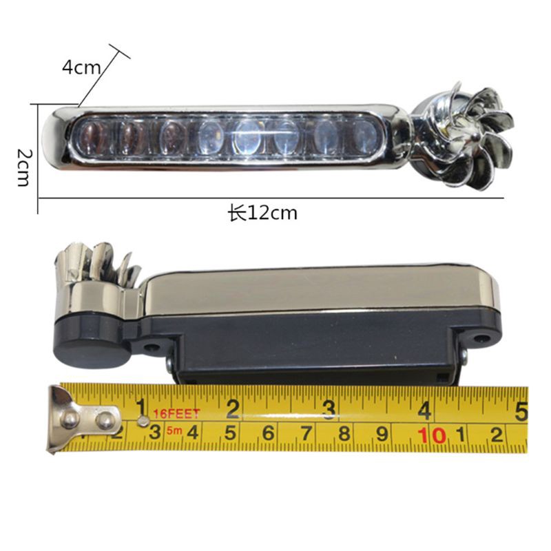 2 Thanh đèn LED chia 8 bóng dùng trợ sáng cho xe hơi