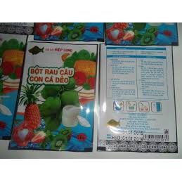 1 GÓI BỘT RAU CÂU CON CÁ DẺO