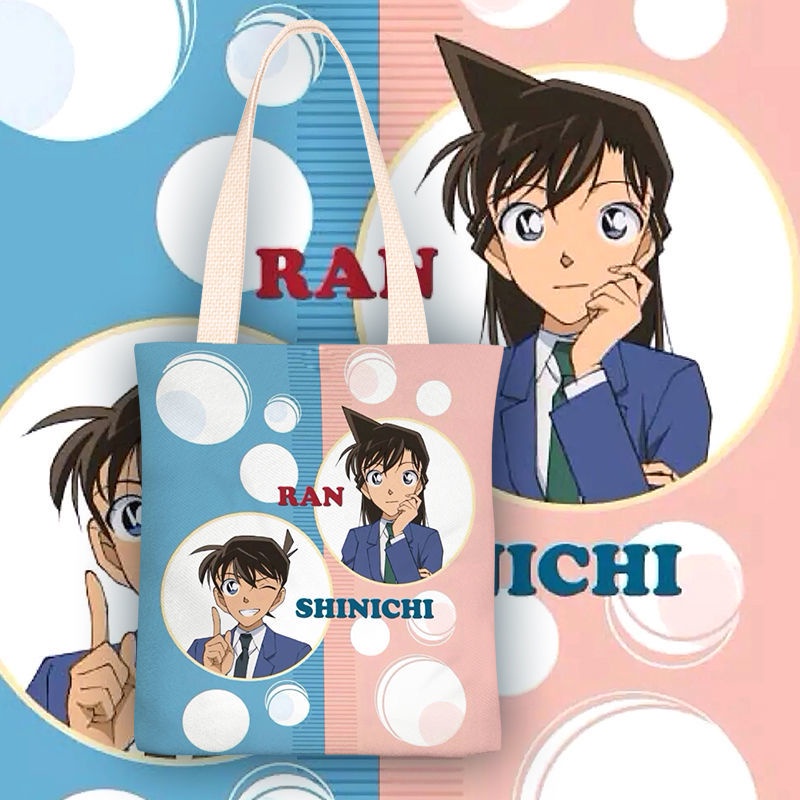 Túi vải In Hình Thám Tử Conan Thời Trang Cho Nữ