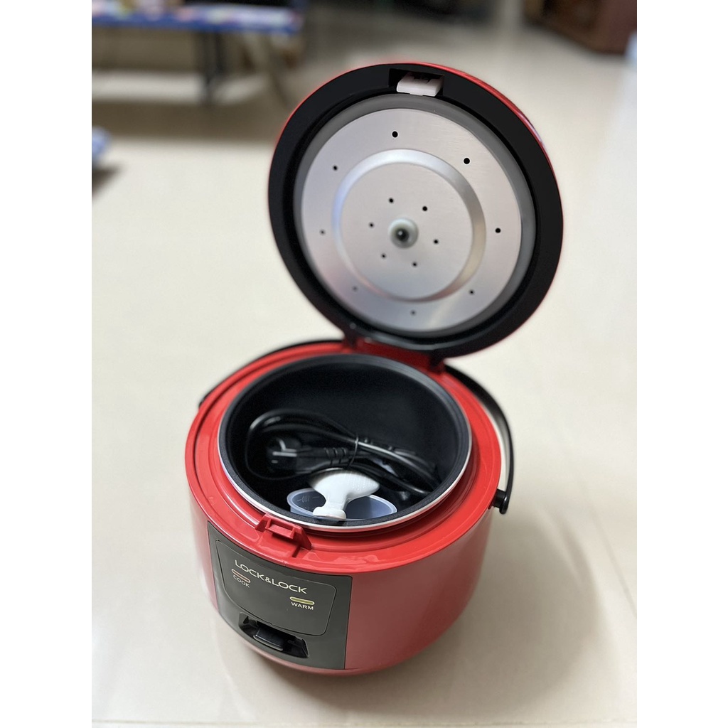 Lock&Lock nồi cơm điện cơ mini EJR431 dung tích 1L- 350W nhỏ xinh phù hợp cho gia đình ít người, chính hãng BH 12 tháng