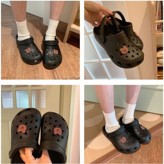( Sẵn Trắng Gấu 38-39 ) Dép cross ulzzang - US180