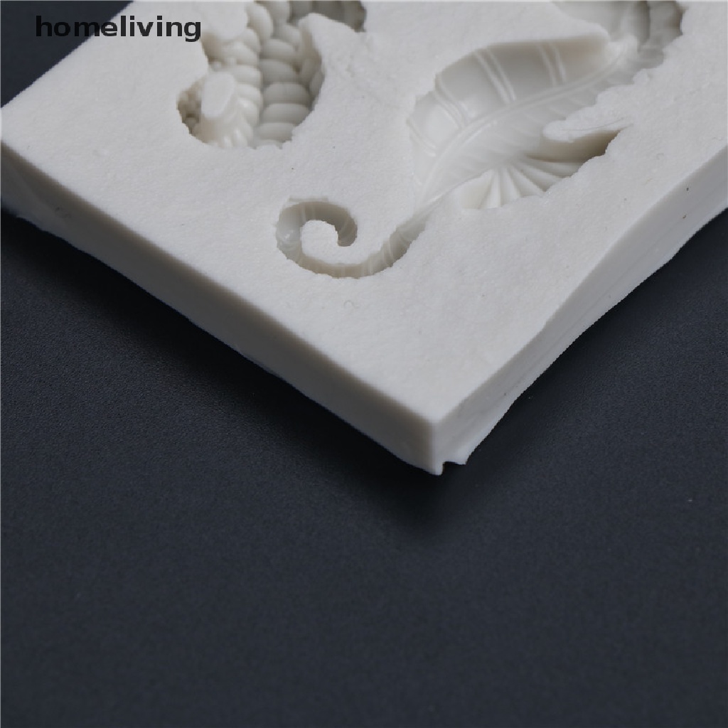 Khuôn Silicone Làm Bánh Hình Cá Ngựa Độc Đáo Tiện Dụng