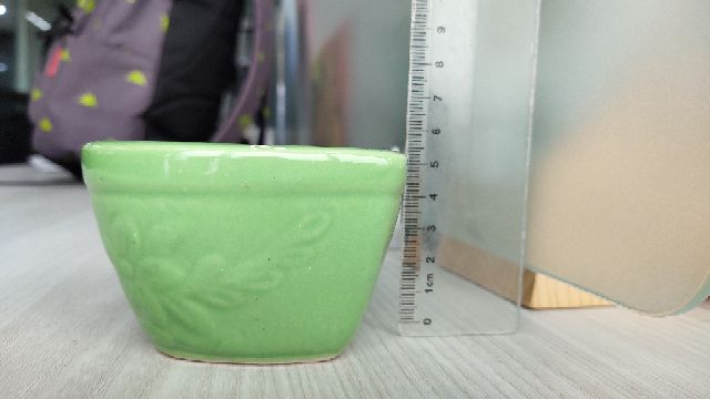 Chậu trồng cây mini hình trái tim (màu ngẫu nhiêu)