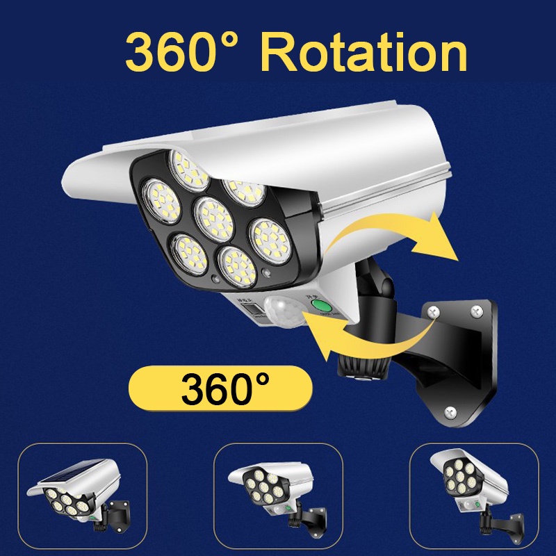 Đèn Led Năng Lượng Mặt Trời Chống Thấm Nước Cảm Biến Chuyển Động PIR Cho Gara Sân Vườn