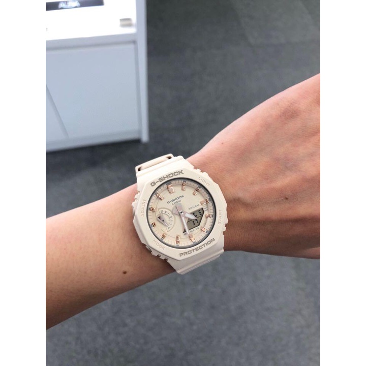 Đồng hồ unisex dây nhựa size nhỏ G-SHOCK Casio Anh Khuê GMA-S2100-4ADR