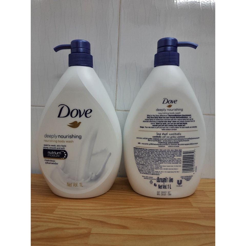 (KTT) Sữa tắm DOVE chai 1000 ml- Nhập khẩu Thái Lan