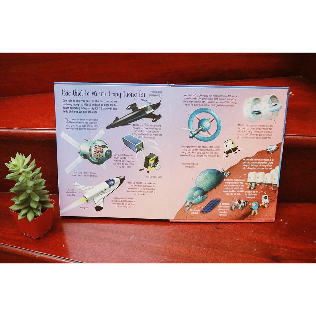 Sách tương tác - Big book Cuốn sách khổng lồ về tên lửa và các tiết bị vũ trụ