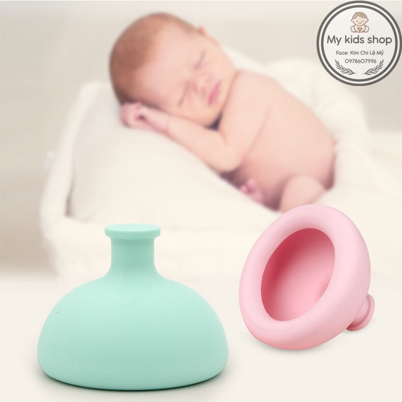 Dụng cụ vỗ ợ hơi, long đờm cho trẻ, silicon an toán, dày dặn