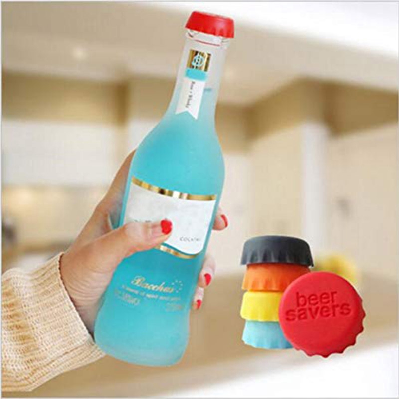 Walfos 3 mảnh nắp chai silicone nhà bếp đầy màu sắc