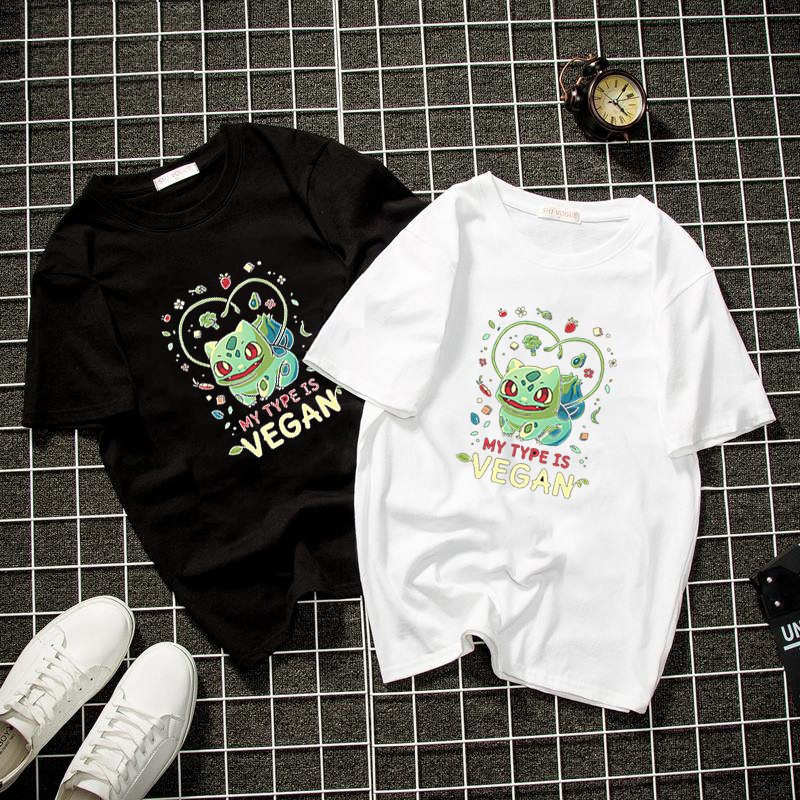 Áo thun form rộng unisex nhân vật hoạt hình dễ thương vải dày mịn 2020T2532