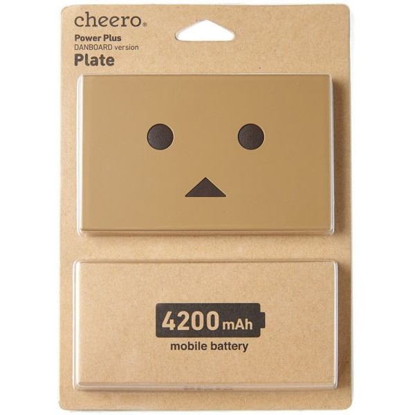 Pin Sạc Dự Phòng Cheero Danboard Plate CHE-055 4,200mAh - Hàng Chính Hãng