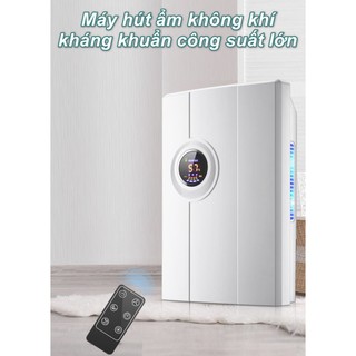 Máy hút ẩm không khí kháng khuẩn công suất lớn + Có remote điều khiển từ xa - Home and Garden
