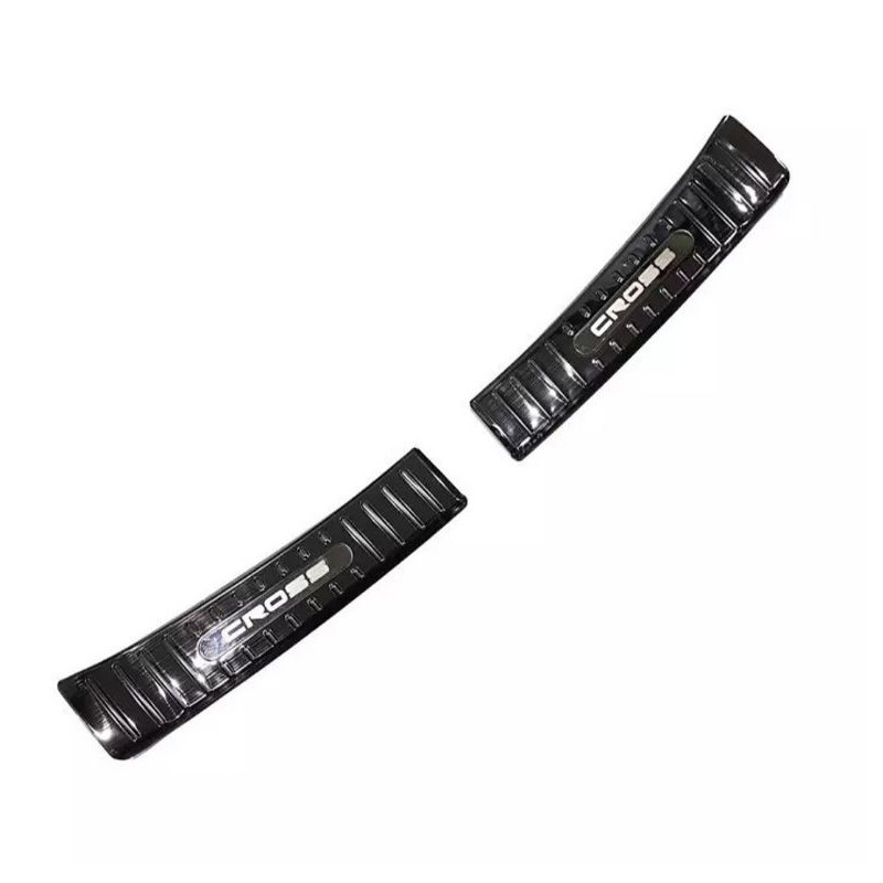 Bộ ốp chống trầy cốp trong+ ngoài titan xe Toyota Corolla Cross