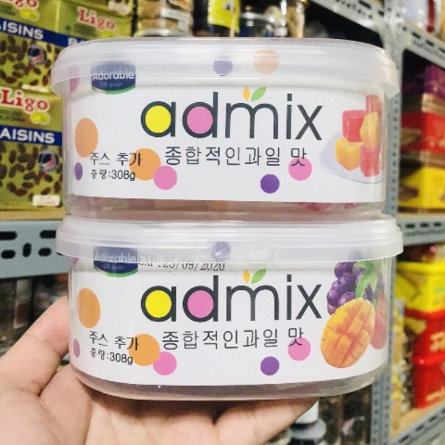Kẹo dẻo trái cây Adorable Hàn Quốc Hộp 308g (Date 6/2021)