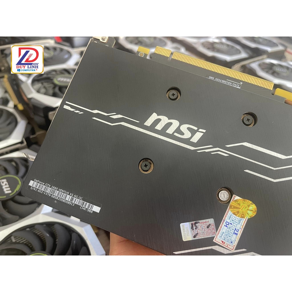 VGA MSI GTX 1660,1660 SUPER,1660ti VENTUS XS OC 6GB GDDR6 và các hãng khác