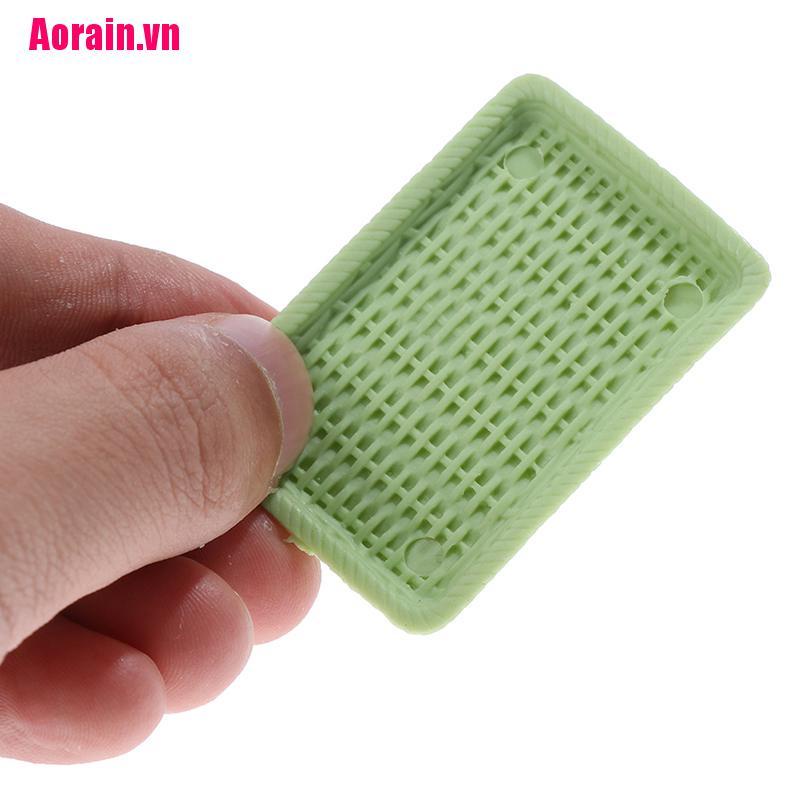 【Aorain.vn】6pcs doll house mini food play rattan plate play house DIY accessories