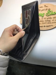 Ví nam da bò siêu chất full box