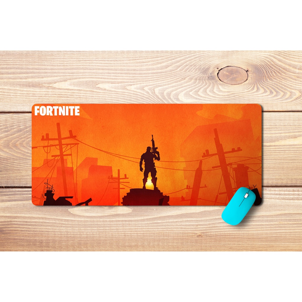 Lót Chuột Game Fortnite, In 3D Kiểu Mới, Cao Su 30x80, 40x90, Dày, Chống Trượt, Nhiều Mẫu Lạ