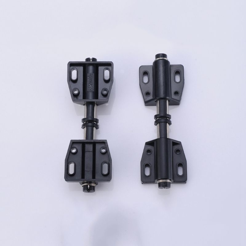 Bộ 4 đệm giảm ấm nam châm màu đen nhấn để mở dành cho cửa tủ bếp/ hộc tủ