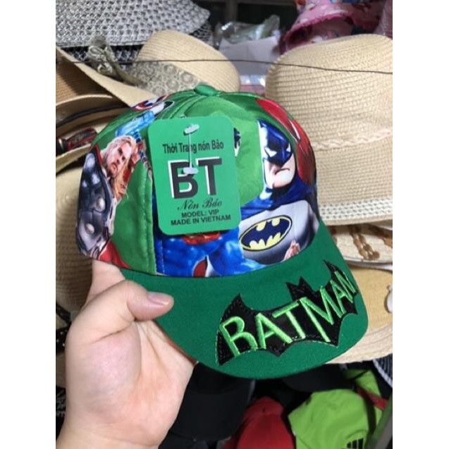 Mũ lưỡi trai vải bò cho bé dành cho bé từ 4-10 tuổi