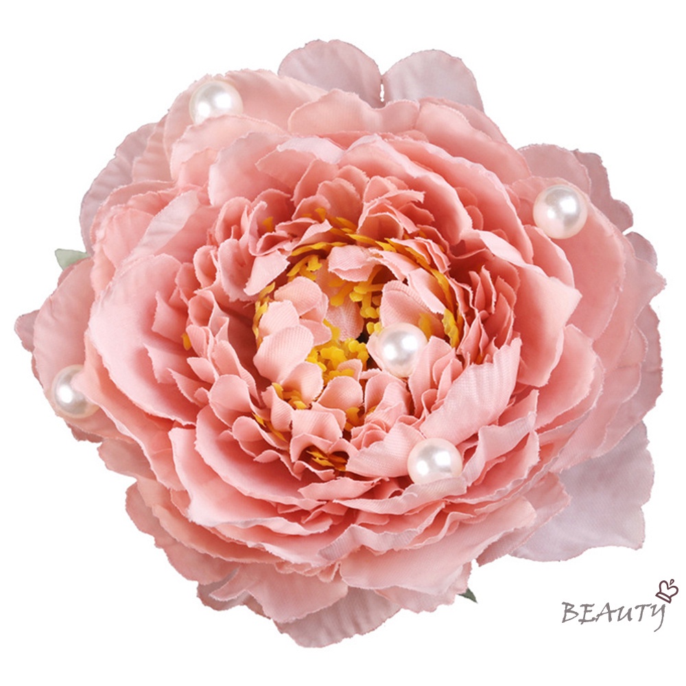 Seven Miss Bộ 3 Kẹp Tóc Hoa Lụa Đính Ngọc Trai Nhân Tạo Phong Cách Trung Hoa