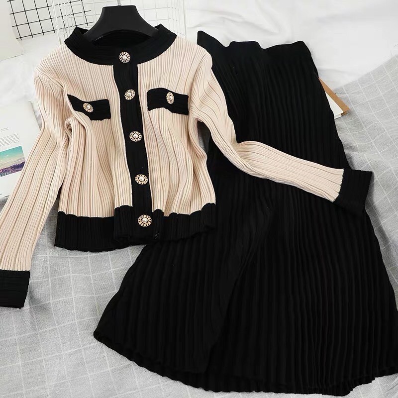 Oder set váy len có ảnh thật