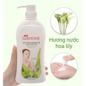 SỮA TẮM HƯƠNG NƯỚC HOA GERVENNE 900g