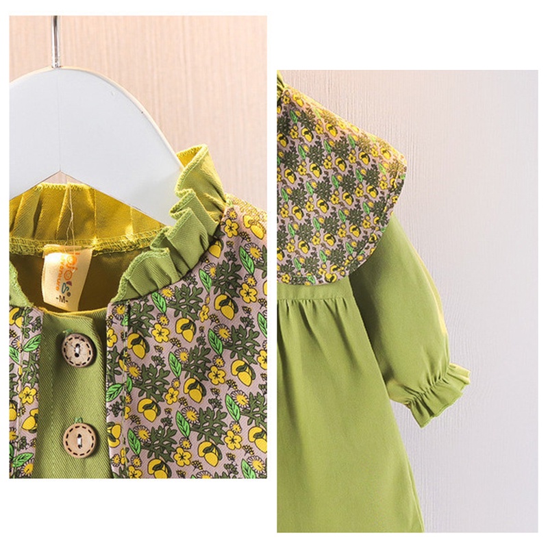 Đầm Tay Dài Thời Trang Cho Bé Gái 0-4 Tuổi