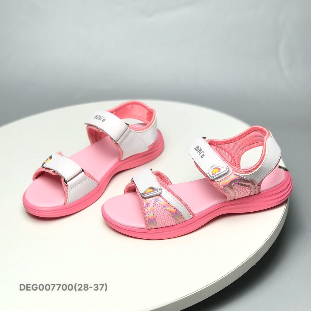 Sandal bé gái 28-37❤️FREESHIP❤️ Dép quai hậu học sinh trái tim quai dán đế eva siêu nhẹ DEG007700