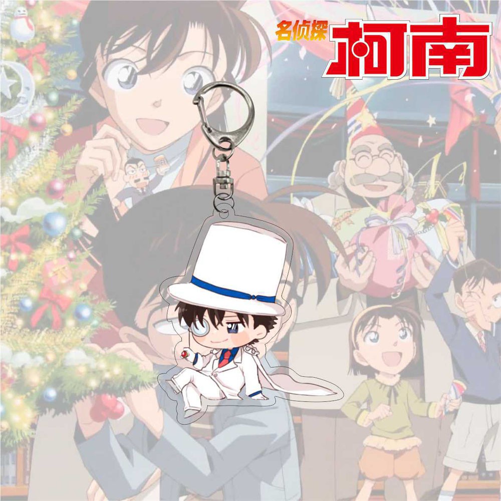 Móc khóa hình nhân vật anime Detective Conan bằng acrylic