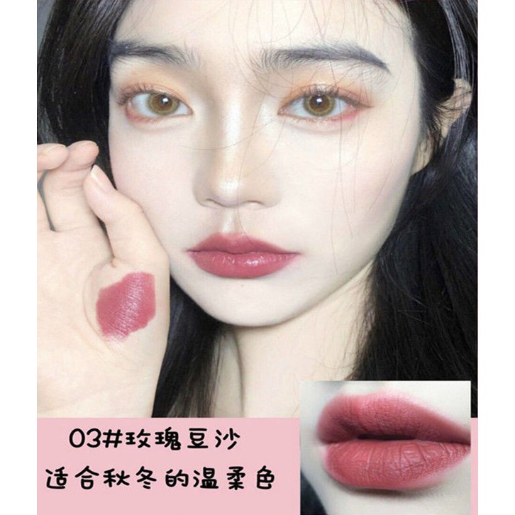 Bộ 8 cây son kem lì lâu trôi dùng trang điểm chống thấm nước hiệu ứng sương khói thương hiệu WETN | BigBuy360 - bigbuy360.vn