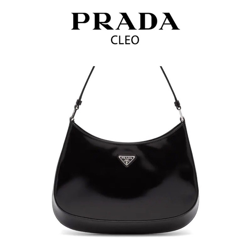 Túi Prada Cleo - Super Fullbox Size 26 - Túi Xách Da Đeo Vai Nữ