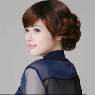Tóc giả ngắn trung niên