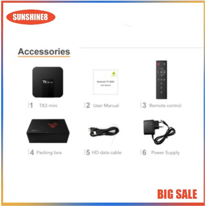 Hộp TV Box TX3 mini S905w  2GB + 16GB Android TV 9.0 kết nối Wifi AC Bluetooth 4.1 phiên bản  2022 TX3 Mini chất lượng cao