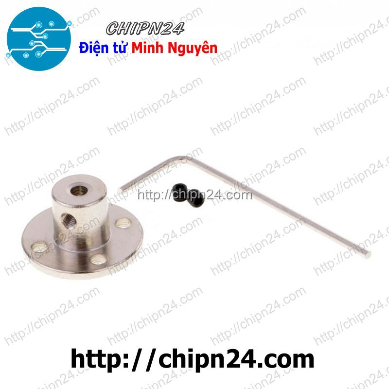 [1 CÁI] Khớp mặt bích 7mm (tặng Cây Mở Lục Giác M4)