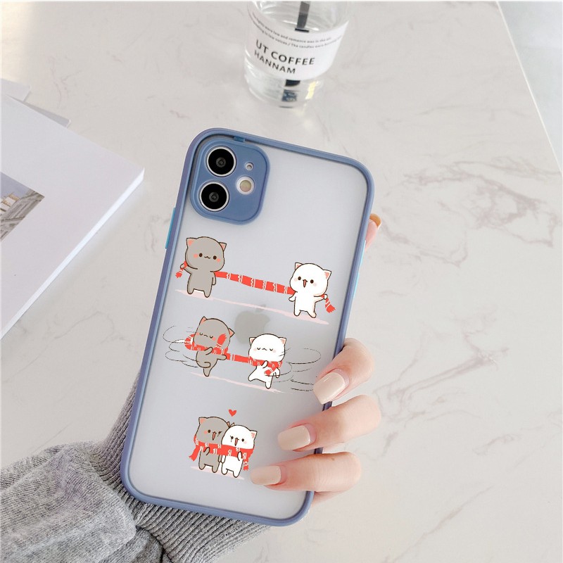 Ốp lưng Iphone love kute viền màu iphone 6/6plus/6s/6s plus/ 7/ 7plus/ 8/ 8plus/x/xs/ xs max/ 11/ 11 promax/12 /12