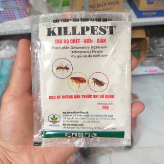 Bột phấn diệt kiến, bọ chét, gián killpest hiệu quả cao của vipesco | vtnn cần thơ