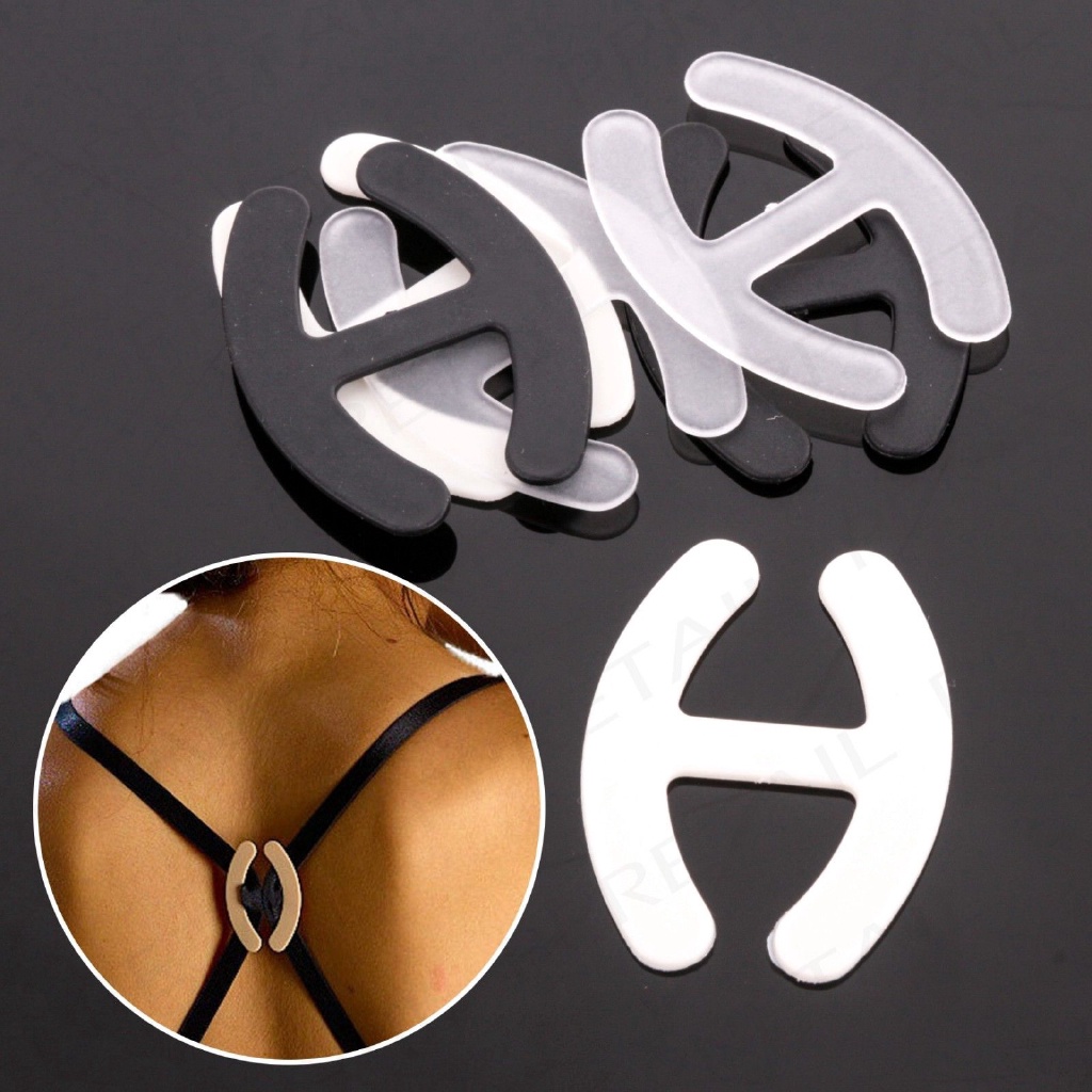 6 Kẹp Áo Ngực - Dây Đeo Áo Ngực Ẩn &amp; Kẹp Nâng Cao / Kẹp Nâng Cao:#1 (3 Cái, 3 Màu)
