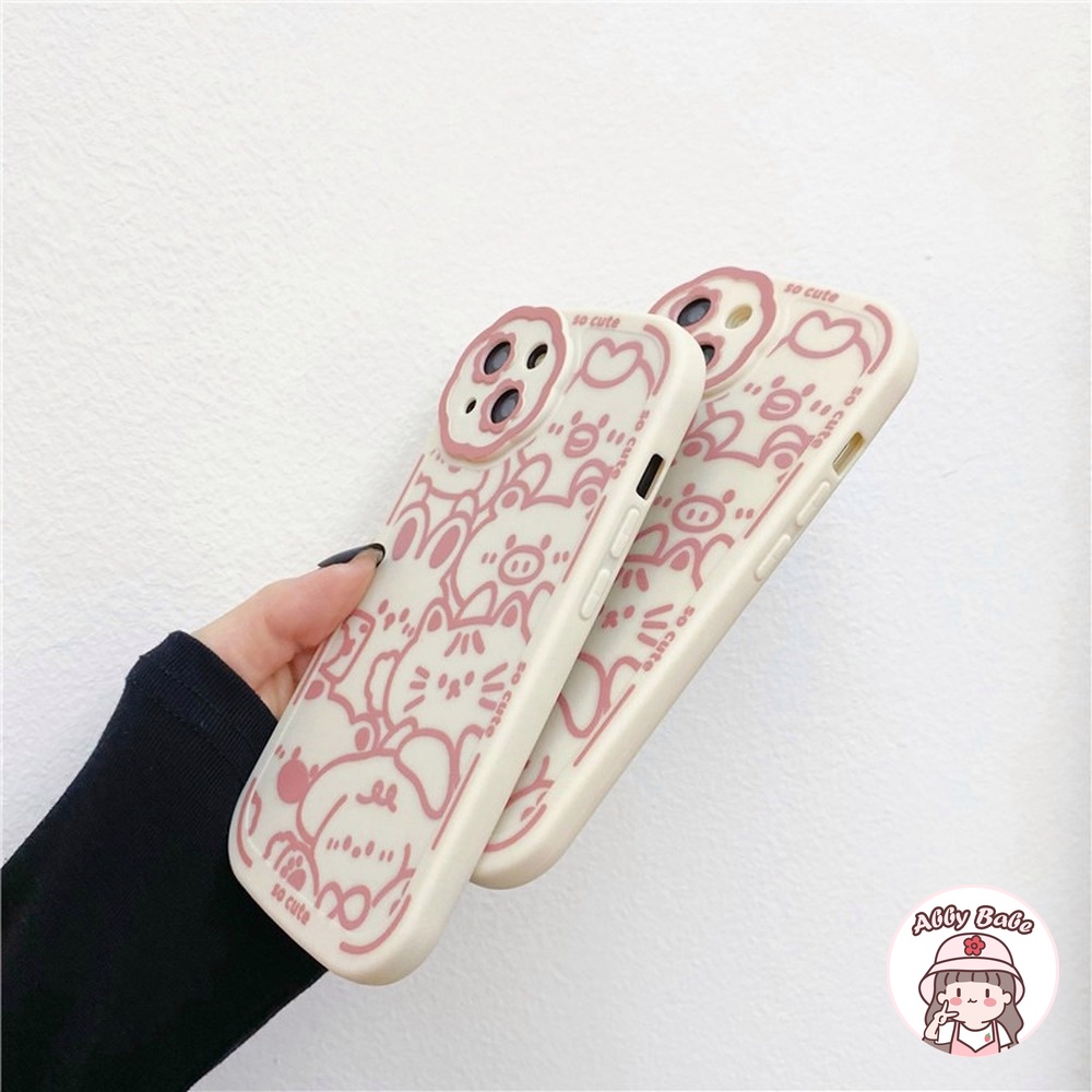 Ốp Điện Thoại TPU Mềm Trong Suốt Chống Sốc In Hình Sở Thú Hoạt Hình Đơn Giản Cho IP 13 12 11 Pro Max X XS XR 8 7 Plus