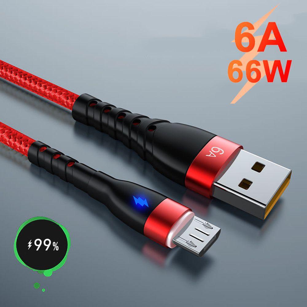 Dây Cáp Sạc Nhanh 6A SCP PD 66W Chuyên Dụng Cho Xiaomi Redmi Huawei OPPO