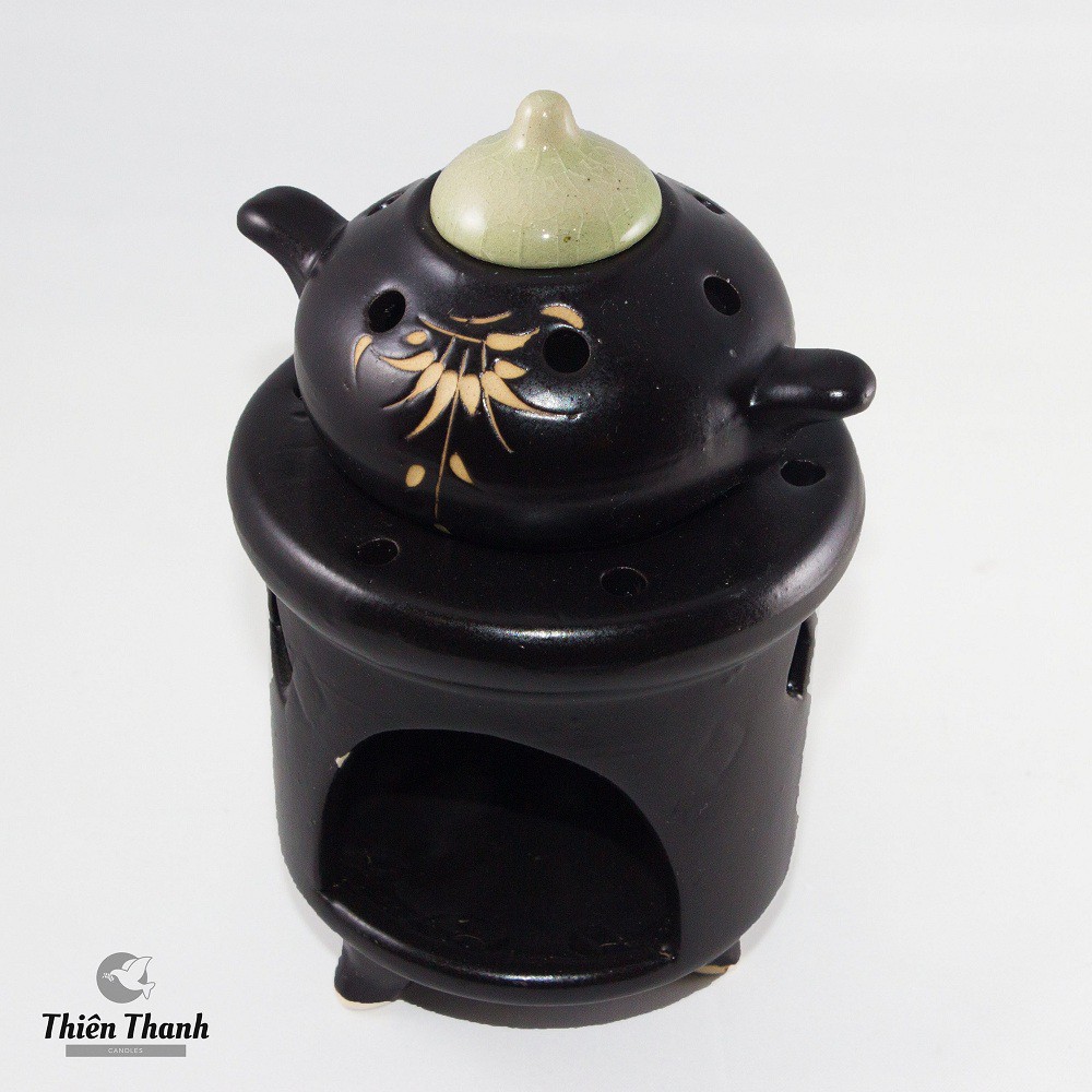 ĐẾ ĐỐT TINH DẦU BẰNG NẾN- HÌNH ẤM TRÀ