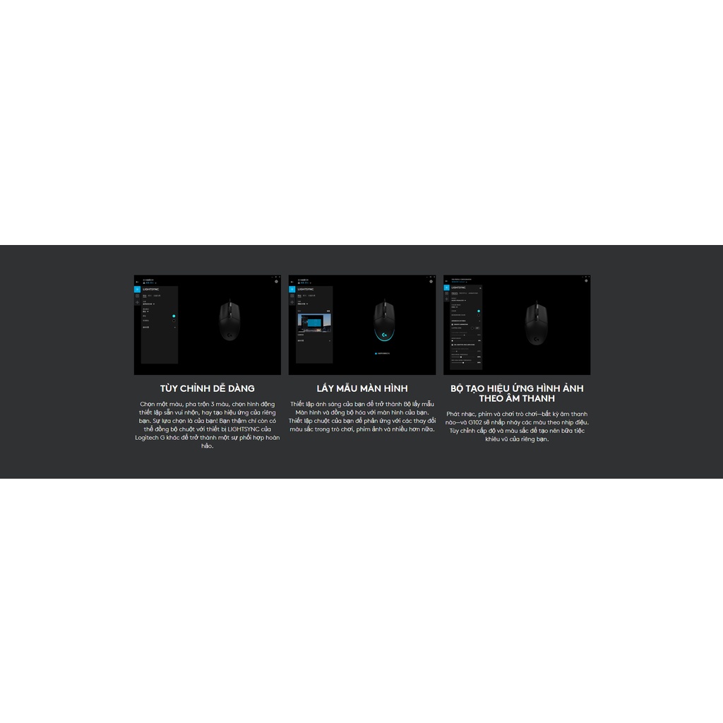 Chuột Gaming Logitech G102 GEN 2 CHÍNH HÃNG ⚡KẾT NỐI APP LOGITECH ⚡ SIÊU BỀN⚡BH 24 Tháng⚡- USB/RGB FULL MÀU