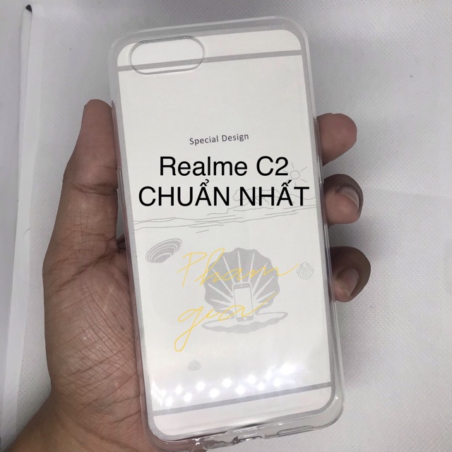 Ốp lưng Realme c2 dẻo trong/ Realme c2 dẻo đen