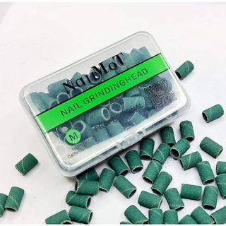 Hộp 100 đầu mài nhám mỹ ( giấy xanh , tím , xanh dương(