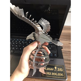Chim Đại Bàng 3D bằng Inox  Đô chơi mô hình lắp ráp