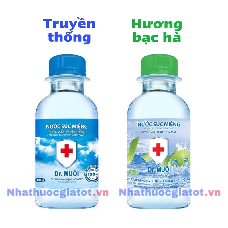 Nước Súc Miệng DR MUỐI 100ml Tiện Dụng