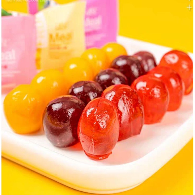 Kẹo Dẻo Trái Cây Top Fruit Xoài, Nho, Dâu, Mix 4 vị Coowy- Gói 320gr