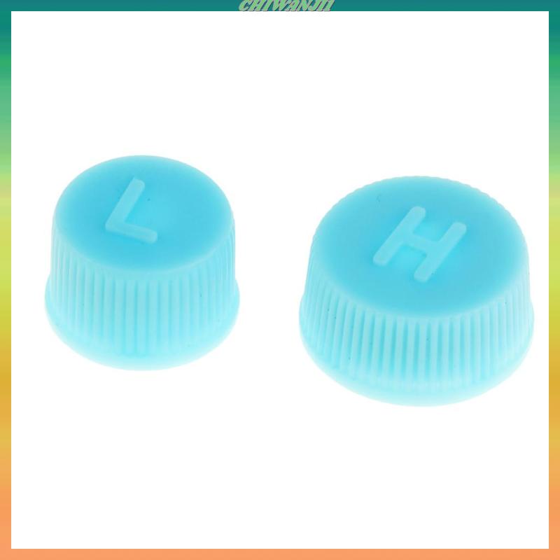 Set 2 Nắp Van Một Bên Hông AC Hi Low Dành Cho Xe R134a