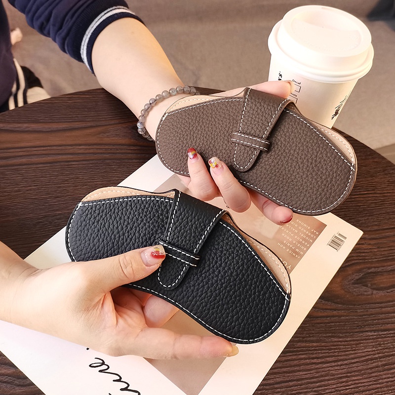 Túi Đựng Mắt Kính Bằng Da PU Họa Tiết Trái Vải Sáng Tạo Thời Trang Hàn Quốc hộp đựng mắt kính